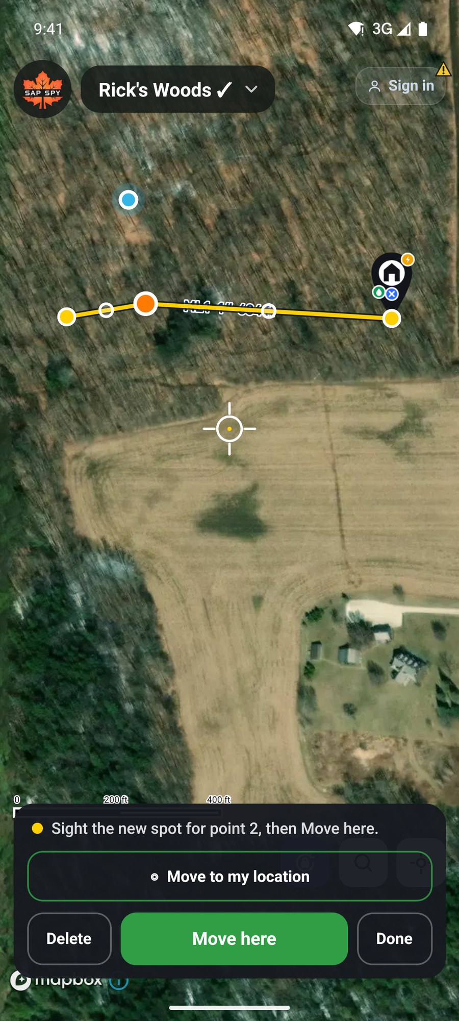 Moving a point on a line