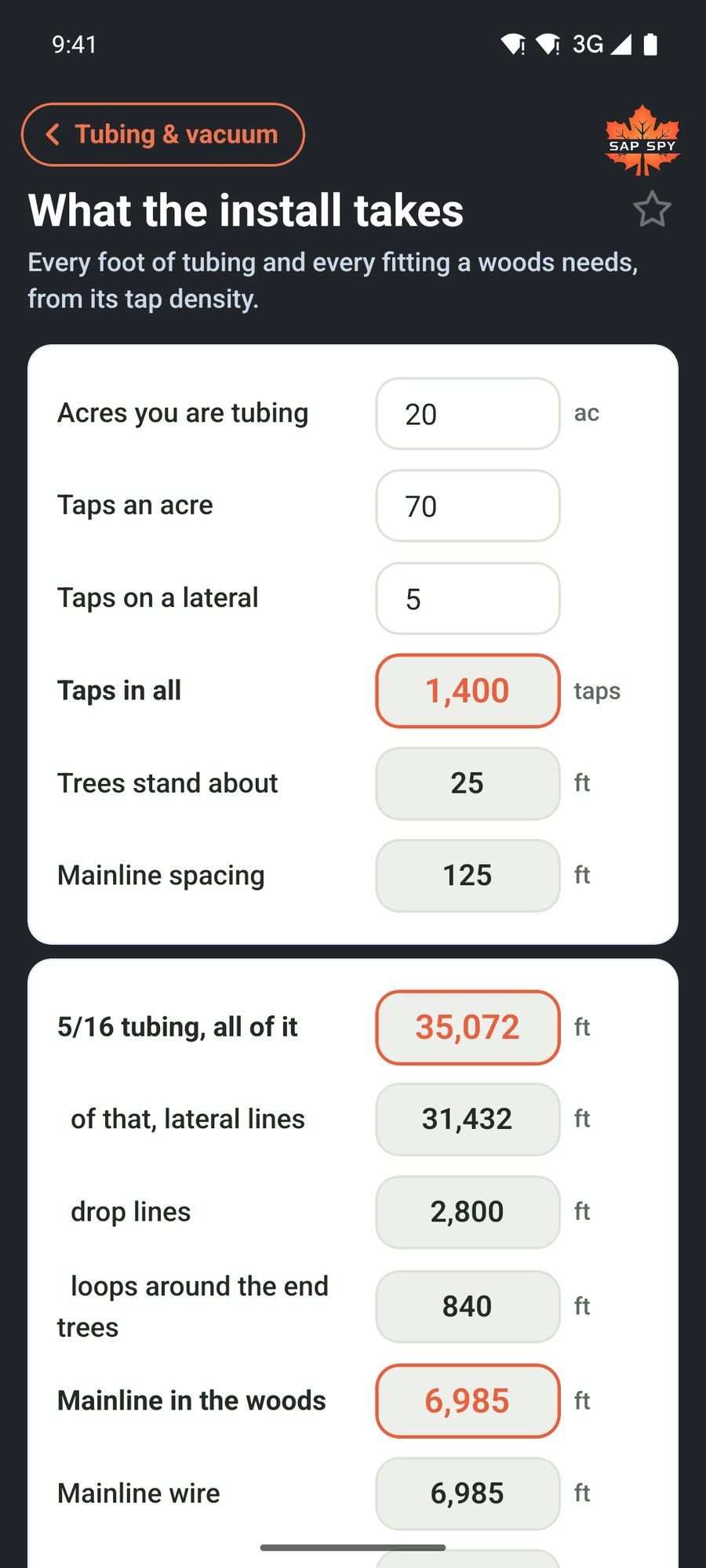 The What the install takes calculator